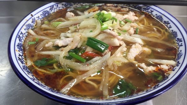 重庆小面之泡椒肉丝面