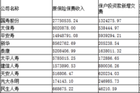 2015年 中国十大保险公司排名