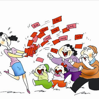 红色炸弹，人情支出