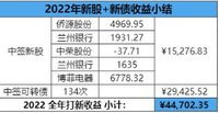 【2022年度复盘】A股打新收益，累计4.5万