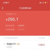 今日无操作：科技etf涨了