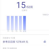 15/52继续攒钱