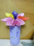 #废物利用#和女儿DIY花瓶，亲子制作太阳花
