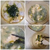 邪修做饭之：微波炉3分钟虾滑紫菜汤