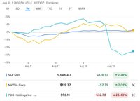 2024/8月理财小结：拼多多和英伟达的股价暴跌