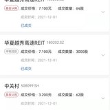 【Tina】1202操作记录：REITs基金确认，很失望