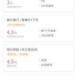 银行存款产品