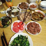 晒上一桌菜，牛气冲天，牛转乾坤，发发发发发发发发
