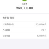 第一笔安享盈6万