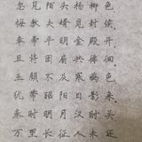 认真练习楷书 Day21