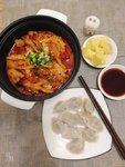 一个人的年夜饭~鸡爪煲