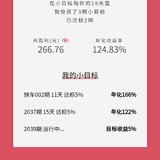 小目标达标啦！投入时间不长，达标很快呢！