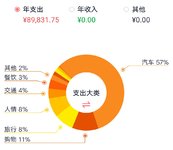 ​2019年年度支出盘点，超支6W+