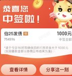 坚持打新  幸运中签