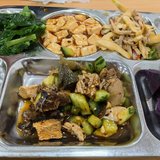 吃食堂的一天