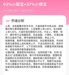 「百万计划」本周投资比例：63%小股宝+37%小债宝