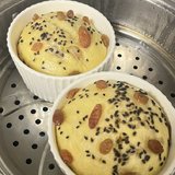 第一次做发糕，还挺满意