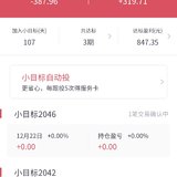 加入小目标107天，收益1100元