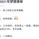 2021年部分目标完成