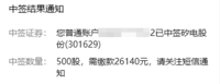 25开年中签-矽电股份~