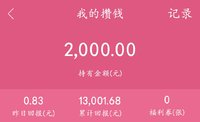 小她累计收益1万+