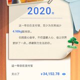 我的2020年支付宝账单