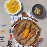 早餐²⁰²³/₁₁ ₁₀🌨
烤红薯+桂花红豆圆子+橙子