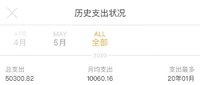 1-5月 总支出5万+