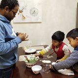 感谢家里的三个男人让我吃上了饺子
