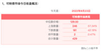 8月23日可转债收盘概况