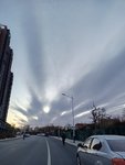 日暮酒醒人已远，满天风雨下西楼。今日早晨7：30的天空