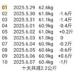 减肥小计