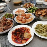 #Day1 我们的年夜饭，鸡鸭都是家乡味道～