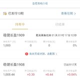 稳健长盈1909晒单