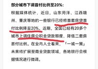 Day15，支出8元，部分城市下调首付比例至20%