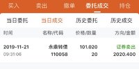 终于卖出永鼎转债了