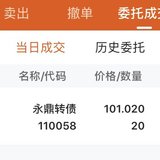 终于卖出永鼎转债了