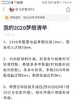 2020年的梦想or目标，基本都实现了