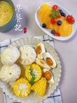 早餐｜2023年3月2日红薯粥 包子 玉米