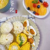 早餐｜2023年3月2日红薯粥 包子 玉米