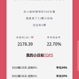 晒晒我的小目标业绩