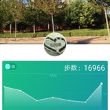 步行上下班，打卡