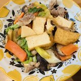 煎饺加白菜豆腐