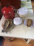 家里在准备的年夜饭