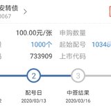 【今日操作】中签转债