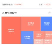 2月收益3379.42元。