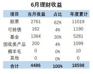 6月理财总结