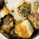 2023-11-25酿豆泡+烧肉+炒茄子+鸭腿#带饭有奖