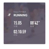 15.05km，每次进步一公里