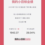 小目标年化收益率28%